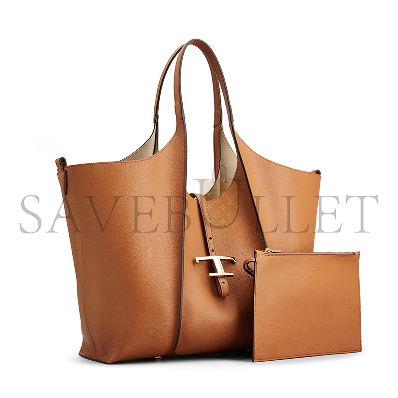 TOD'S T TIMELESS SHOPPING BAG IN LEATHER MEDIUM XBWTSBA0300Q8ES410 (47*29*14cm) TOD'S T TIMELESS SHOPPING BAG IN LEATHER MEDIUM XBWTSBA0300Q8ES410 (47*29*14cm)